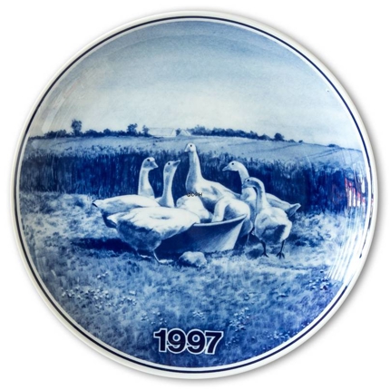 1997 Tove Svendsen Farmer plate, free-range goose