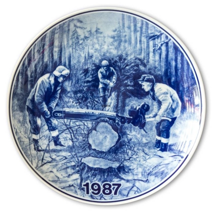 Tove Svendsen Forestry plate 1987