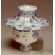 Wiinblad Vase med Hat nr. 51 hånddekoreret, blå/hvid eller multi colour