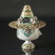 Wiinblad Vase with Hat hand painted, multi colour