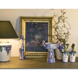 Wiinblad Small Eva Stand, Flowerpot, hand painted, blue/white