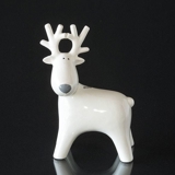 Elk in white ceramics