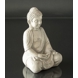 Buddha in meditation Dhyana Mudra, Grey Magnesia