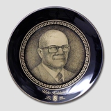 Memorial plate, Presidents of Finland, Urho Kekkonen, Arabia