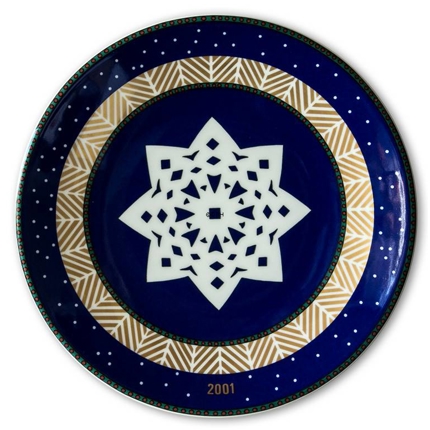 2001 Christmas plate Arabia