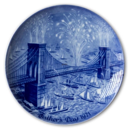 Berlin Design father's day plate 1971 (English Text)