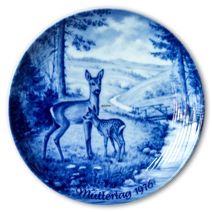 Berlin Design mother's day plate 1976 (German Text)