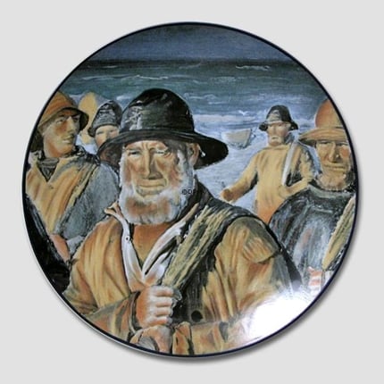 Plate with motif of the Skaw Painters, Christineholm