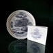 Police Christmas Plate 1984, The Traffic Police, Ege Porcelain