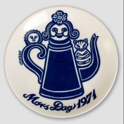 1971 Famous Danish Artists, mother's Day plate