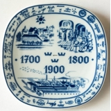 1700-1800-1900 Century Jubilee plate, Rorstrand 250th anniversary 1976
