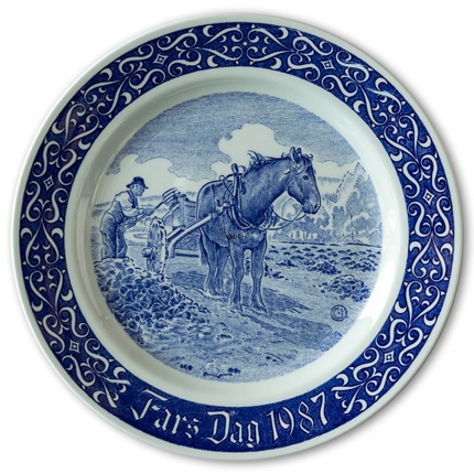 1987 Rorstrand Father's Day plate
