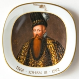 Rørstrand Svensk kongeplatte Johan III 1568-1592