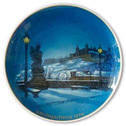 1974 Rosenthal Christmas plate, Georg Küspert
