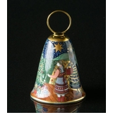 1985 Rorstrand Poetry Christmas Bell, A star shines down