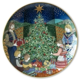 1983 Rorstrand Christmas plate, A star shines down