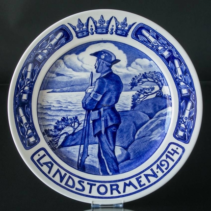 Rorstrand plate Mobilisation 1914
