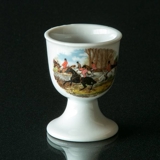 Strömgarden egg cup with riders on hunting