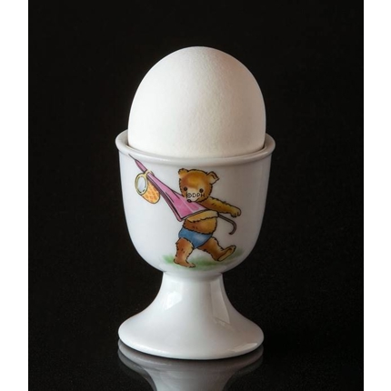 Strömgarden egg cup with teddy bear with parasol