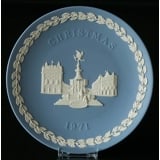 1971 Wedgwood Christmas plate Piccadilly Circus