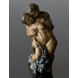 Faun and woman - Winged god, Bing & Grøndahl figure no. 4023, designed by Kai Nielsen.