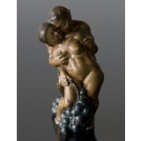 Mann und Frau, Bing & Gröndahl Figur Nr. 4023, entworfen von Kai Nielsen