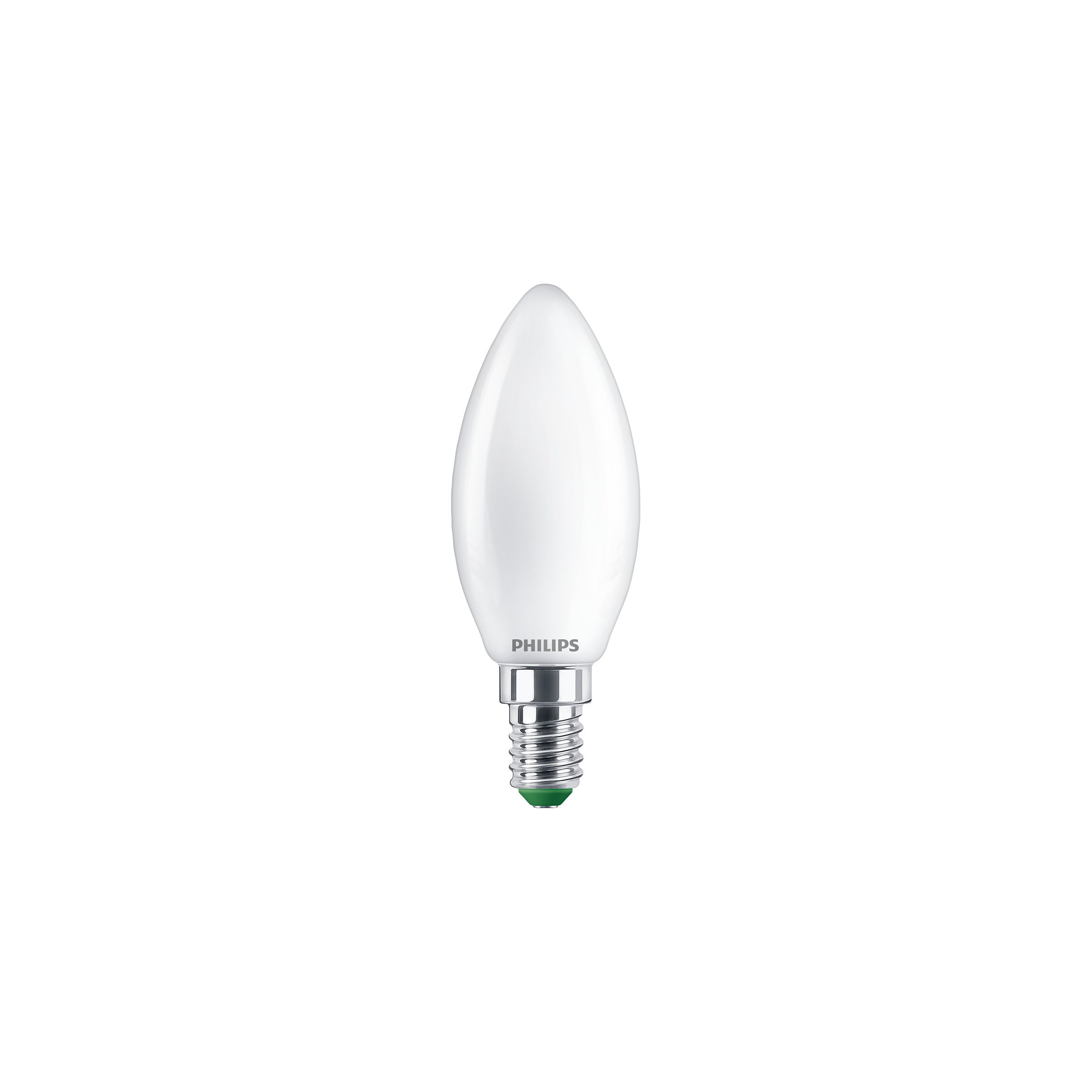 Philips Ultra Efficient LED kertepære E14 2.3W 485 lm (svarer til 40 watt) Varm Hvidt Lys 2700k 50000 timer)