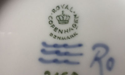 Aldersbestemmelser af Royal Copenhagen Porcelæn