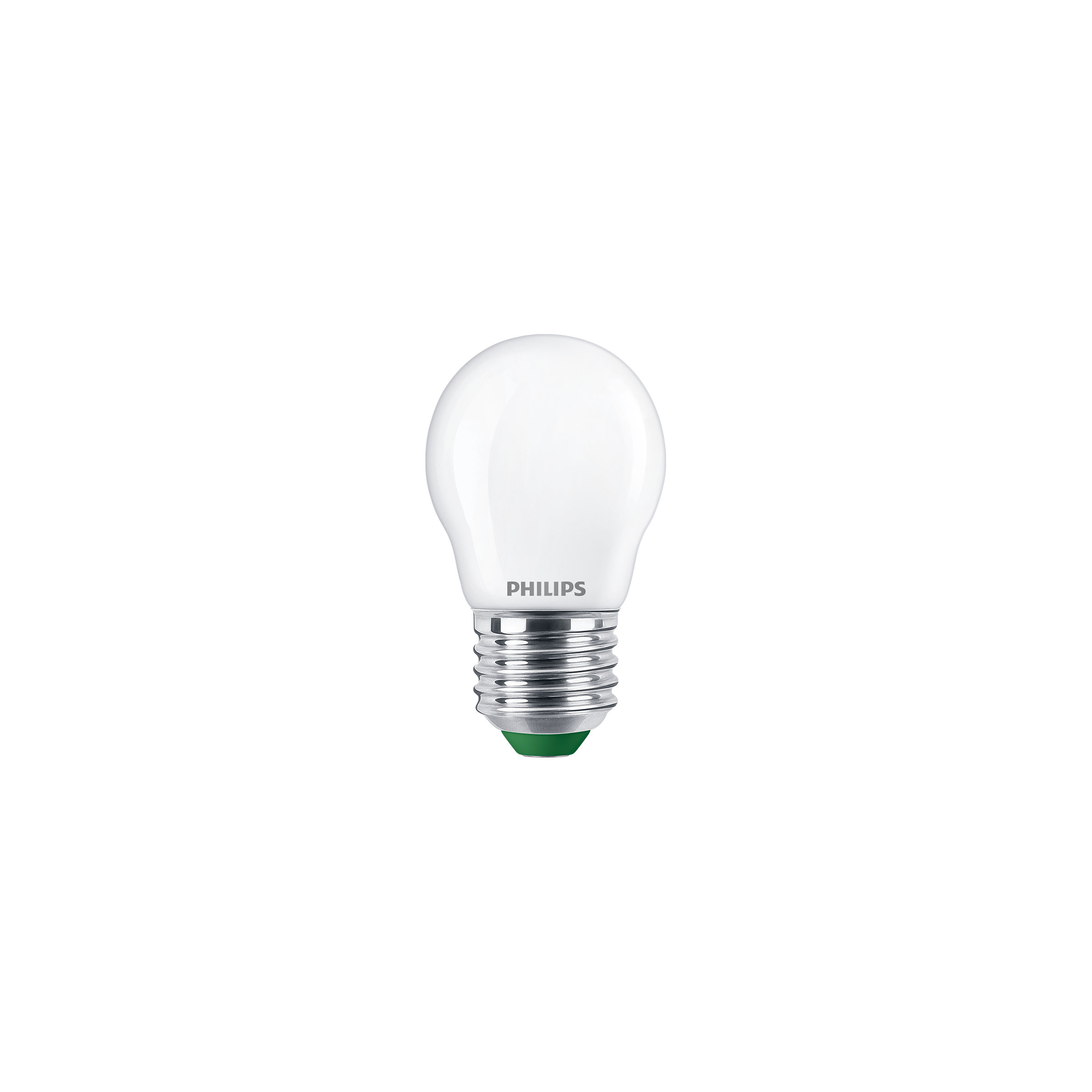 Philips Ultra Efficient LED pære E27 2.3W 485 lm (svarer til 40 watt) Varm Hvidt Lys 2700k 50000 timer)